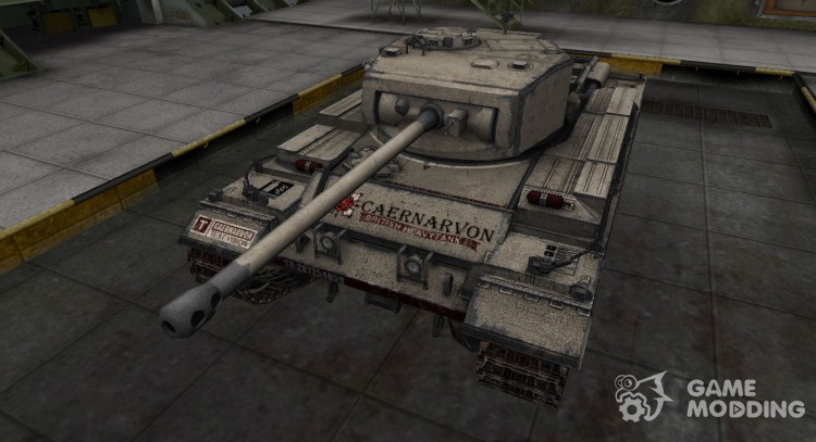 Отличный скин для Caernarvon для World Of Tanks