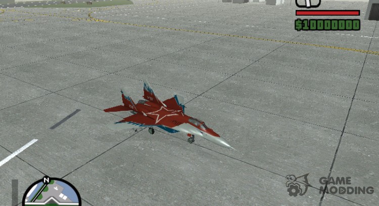 Миг-29 OVT для GTA San Andreas