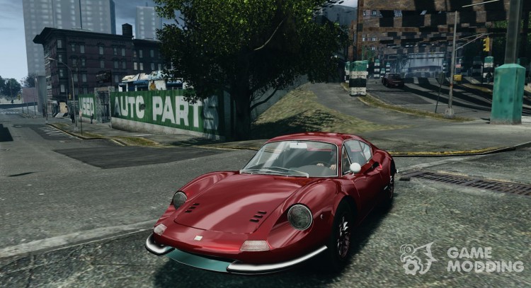 De 1969 Ferrari Dino para GTA 4