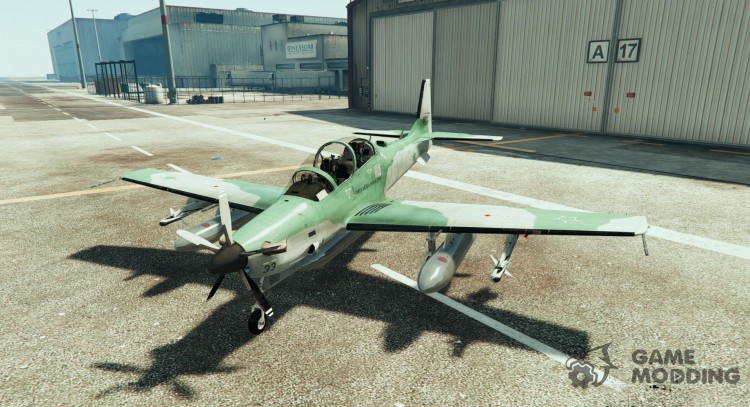 Embraer A-29B Super Tucano  FAB for GTA 5