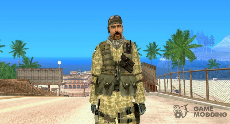 El skin de ruso a un soldado de asalto para GTA San Andreas