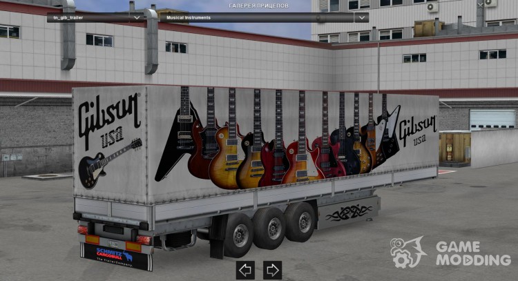 Gibson Guitars для Euro Truck Simulator 2