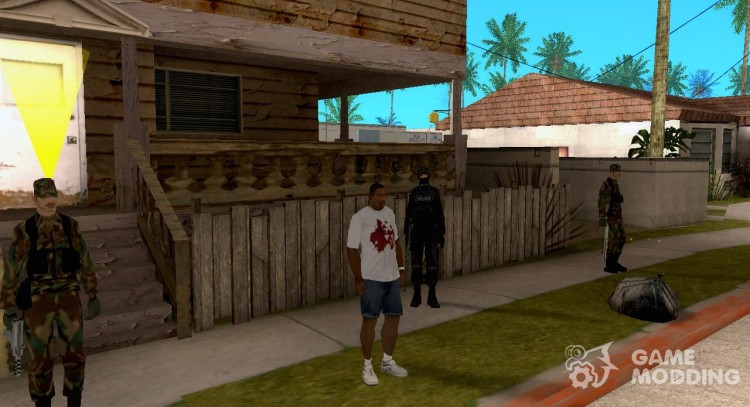 Элитная охрана для CJ'я для GTA San Andreas