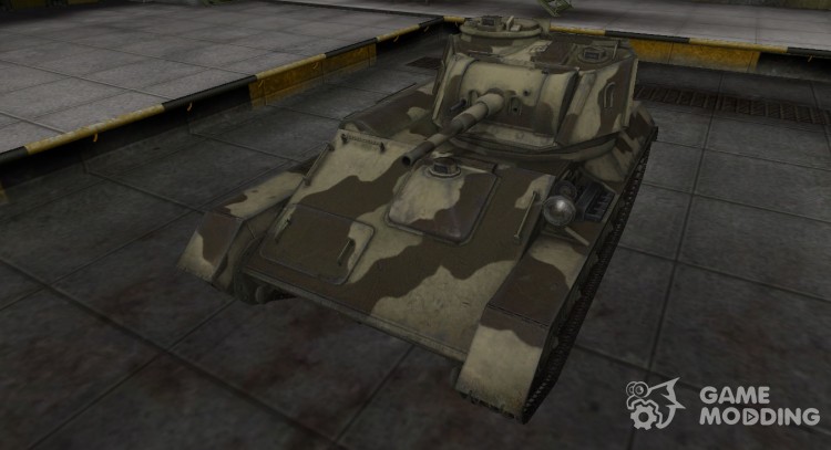 El desierto de skin para el T-80 para World Of Tanks