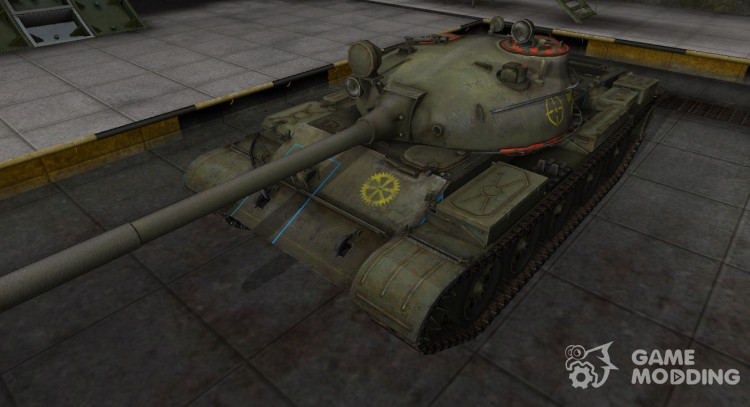 Контурные зоны пробития Т-62А для World Of Tanks