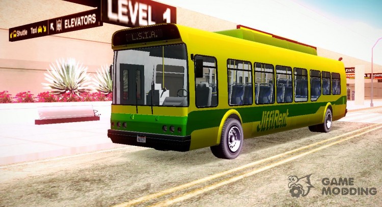 GTA V Airport Bus для GTA San Andreas