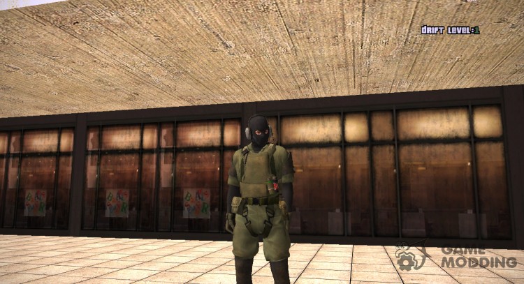 MGSV Ground Zero Soldier MSF para GTA San Andreas