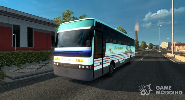 Adiputro Vanhool Bus para Euro Truck Simulator 2