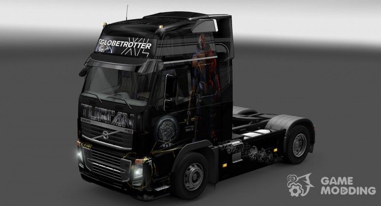 Скин Turian для Volvo FH16 Classic для Euro Truck Simulator 2