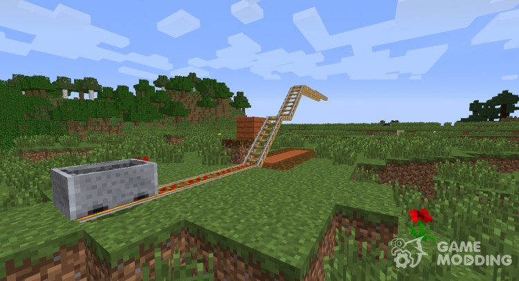 Железнодорожный мост для Minecraft
