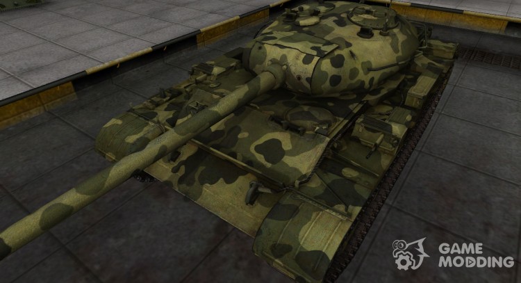 Skin for t-54 with camouflage for World Of Tanks
