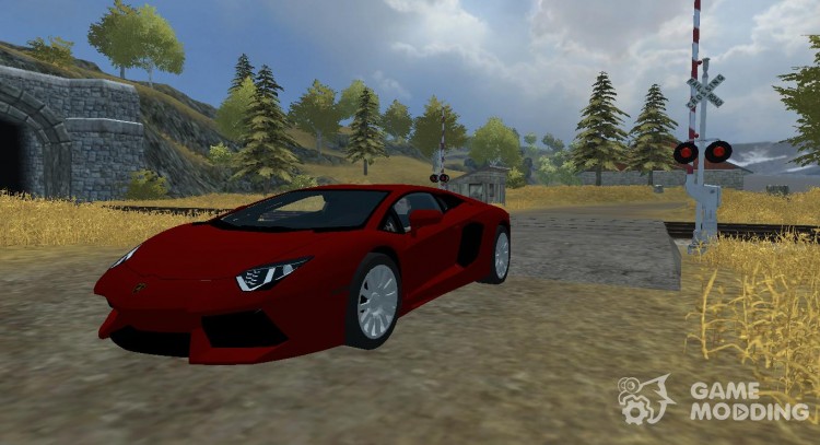 El Lamborghini Aventador LP700-4 para Farming Simulator 2013