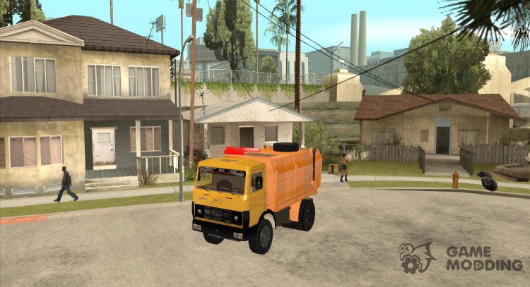 MAZ 54323 GARBAGE TRUCK for GTA San Andreas