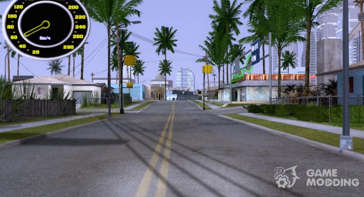 Новый Спидометр V.1 Aka для GTA San Andreas