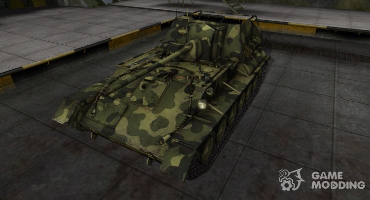 Skin for Su-76 with camouflage for World Of Tanks
