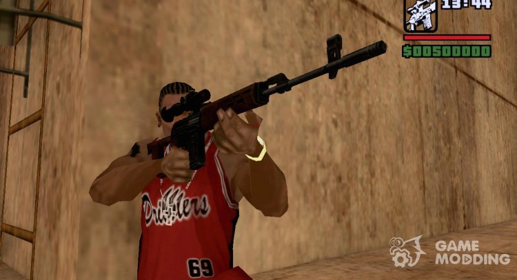 Svd - rifle de Francotirador dragunov para GTA San Andreas