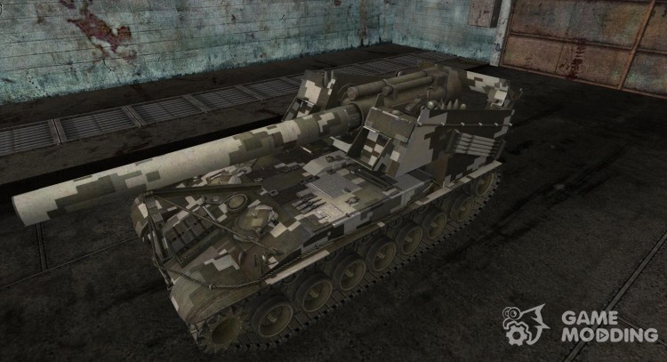 Skin for substitution model Digital Camo for World Of Tanks