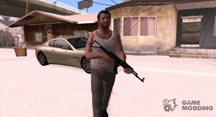 Skin HD GTA V Michael De Santa (Exiled) para GTA San Andreas