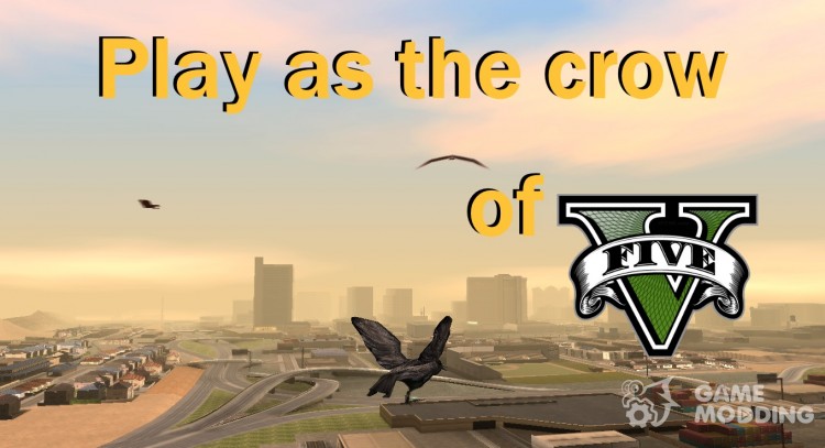 Возможность из GTA V играть за птицу v.1 для GTA San Andreas