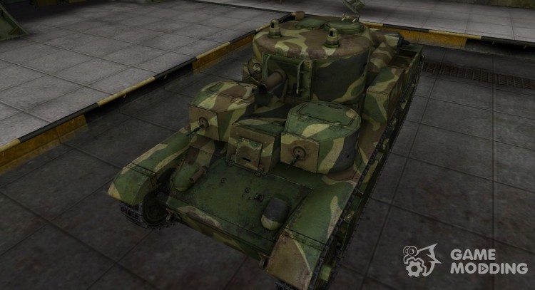 Skin for SOVIET t-28 tank for World Of Tanks