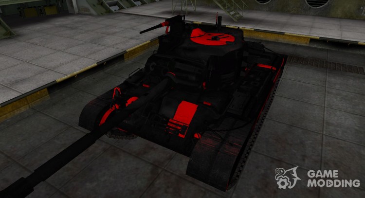 Black and red zone breakthrough M46 Patton for World Of Tanks