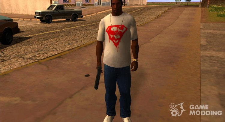 Футболка супермена для GTA San Andreas