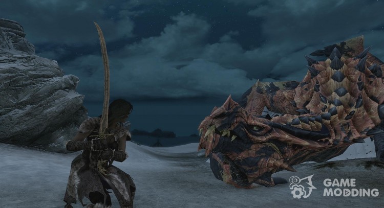 The Dragon Nodachi for TES V: Skyrim