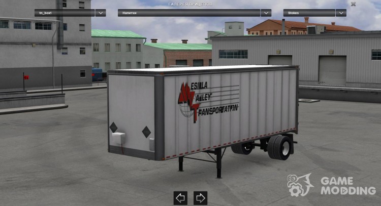 Trailers Pack Box ATS para Euro Truck Simulator 2