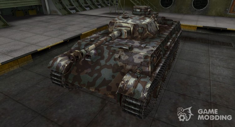 Mountain camouflage for PzKpfw V/IV for World Of Tanks