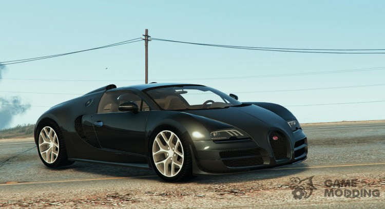 Bugatti Veyron Vitesse v2.5.1 для GTA 5