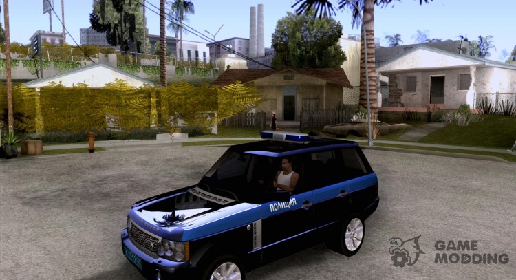 Range Rover Supercharged 2008 Полиция ГУВД для GTA San Andreas