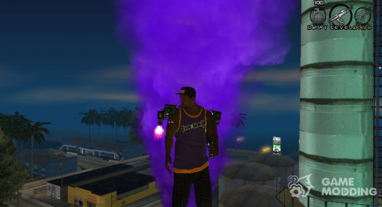 Purple effects for GTA San Andreas