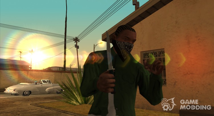 HQ Нож (With HD Original Icon) для GTA San Andreas