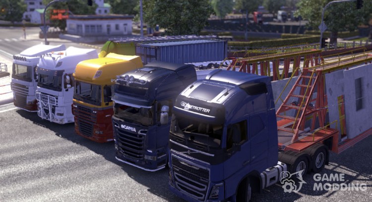 Improved company truck's 1.5 for Euro Truck Simulator 2