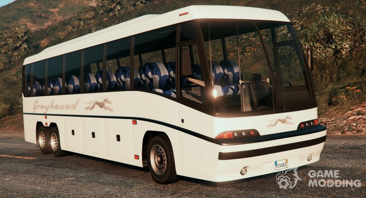 Coach bus with enterable interior v2 para GTA 5