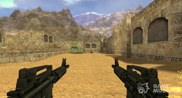 Двойной M4A1 для Counter Strike 1.6