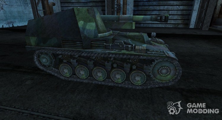 The skin for the Wespe for World Of Tanks