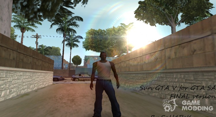 Солнце GTA V Final version для GTA San Andreas