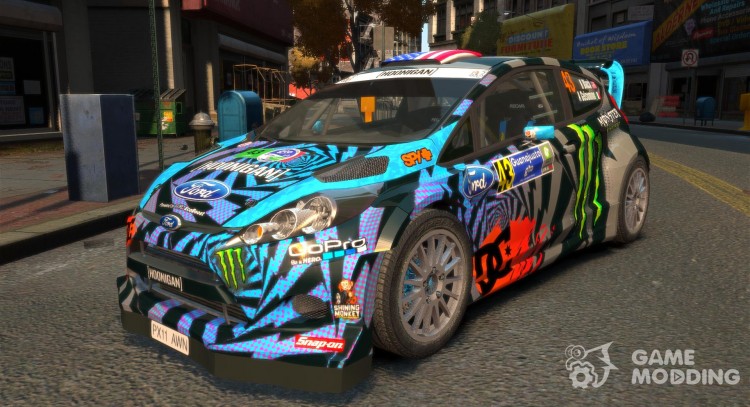 Ford Fiesta Rallycross - Ken Block [Hoonigan] 2013 для GTA 4