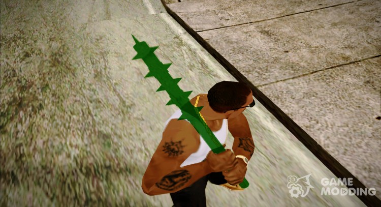 GreenLantern Spiked Bat (Injustice Gods Among Us) for GTA San Andreas