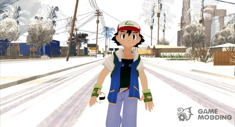 Ash Ketchum from Pokemon for GTA San Andreas