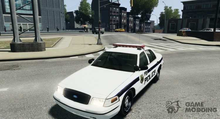 Ford Crown Victoria 2003 FBI Police V2.0 для GTA 4