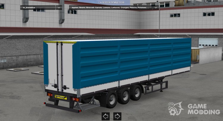 Standalone Krone Blue Trailer для Euro Truck Simulator 2