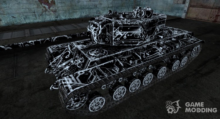 KV-3 TRON skin for World Of Tanks