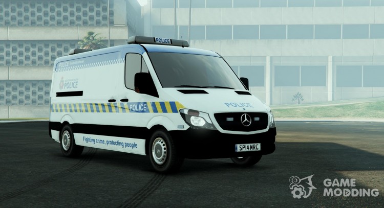 2014 Police Mercedes Sprinter para GTA 5