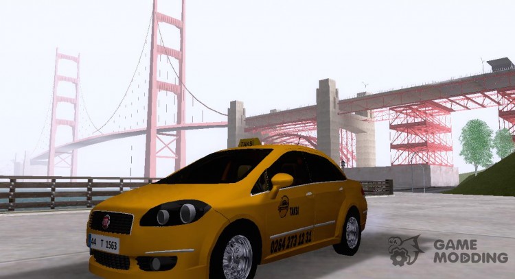 Fiat Linea такси для GTA San Andreas