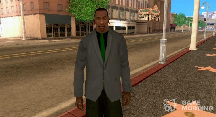 Suit With Green tie для GTA San Andreas