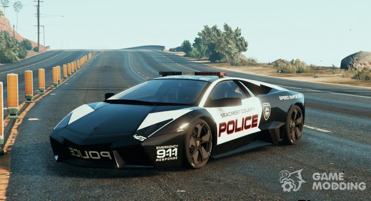 Lamborghini Reventon Police para GTA 5