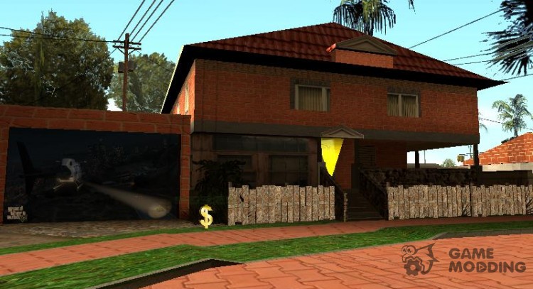 Новые текстуры домов на Грув Стрит для GTA San Andreas