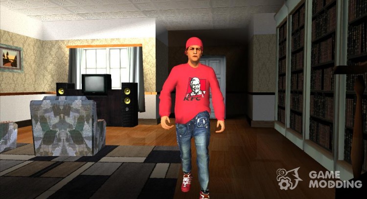 The guy in the sweater KFC for GTA San Andreas